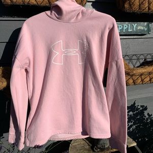 Under armour turtle neck hoodie